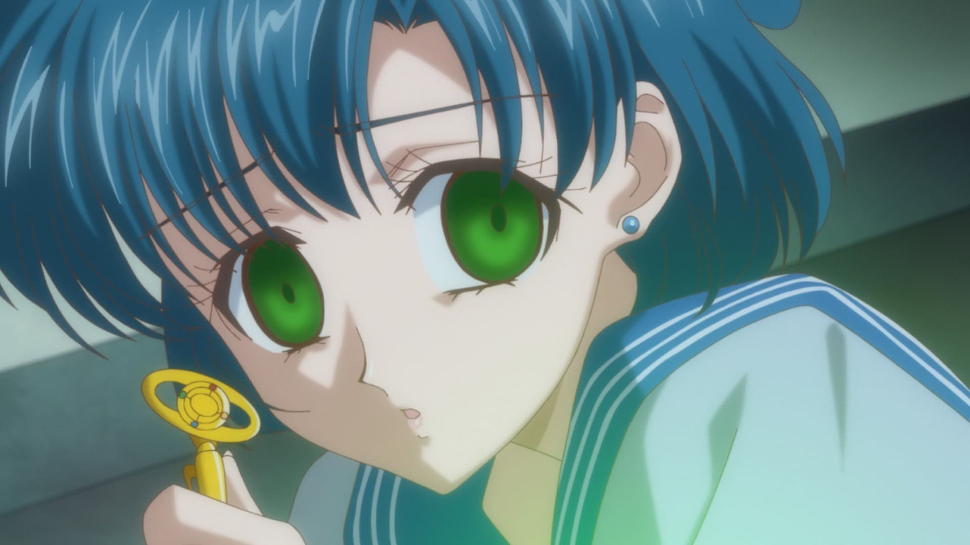 Sailor Moon Crystal (Eps 1-26) Act. 2 Ami - Sailor Mercury - - Watch on  Crunchyroll