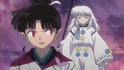 Inuyasha destruye su cabaña (Español latino con las voces de Ana y