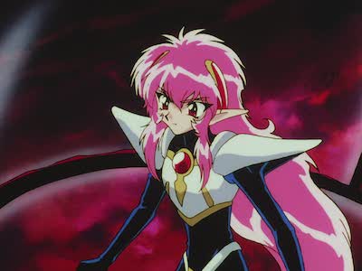 Magic Knight Rayearth, Ep 28 - Hikaru and Lantis' Dangerous Journey