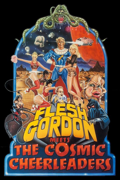 Flesh Gordon meets the Cosmic Cheerleaders