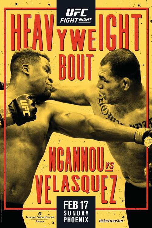 UFC on ESPN 1: Ngannou vs. Velasquez