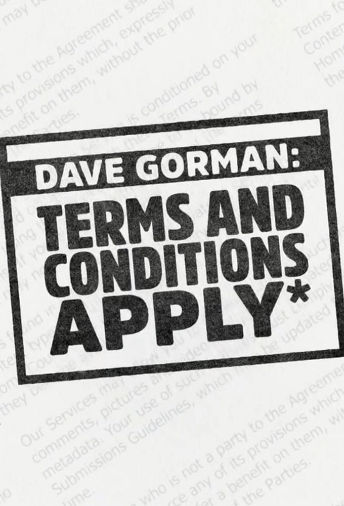 Poster de la serie Dave Gorman: Terms and Conditions Apply