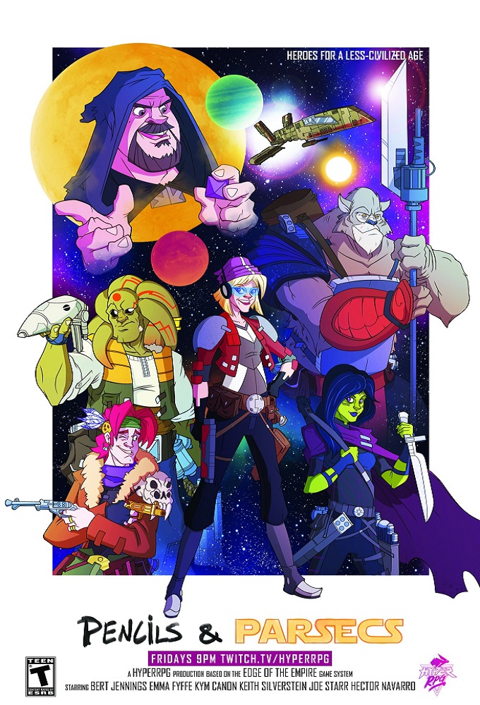 Poster de la serie Pencils and Parsecs