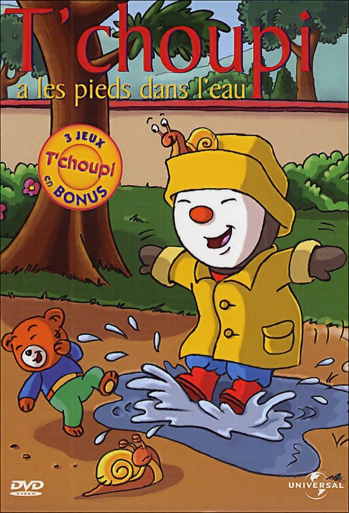 Poster de la serie T'Choupi a les pieds dans l'eau