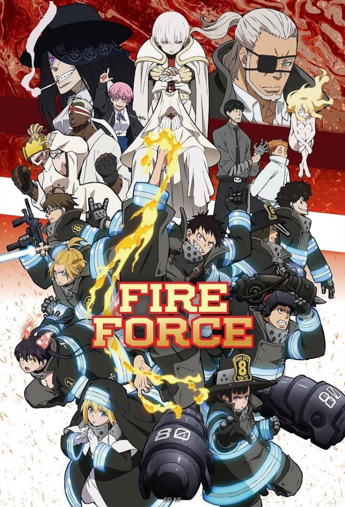 FIRE FORCE, anime, bombeiros, shinra, HD phone wallpaper