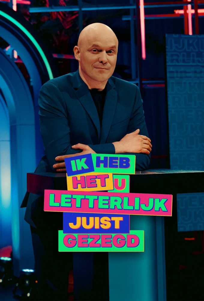 Poster de la serie Ik heb het u letterlijk juist gezegd