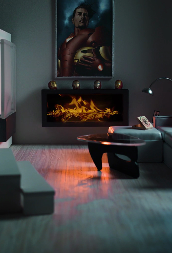 Poster de la serie Marvel Fireplaces