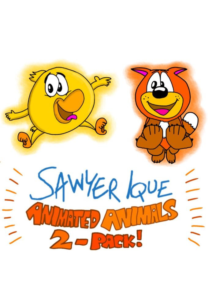 Poster de la serie Sawyer Ique: Animated Animals 2-Pack