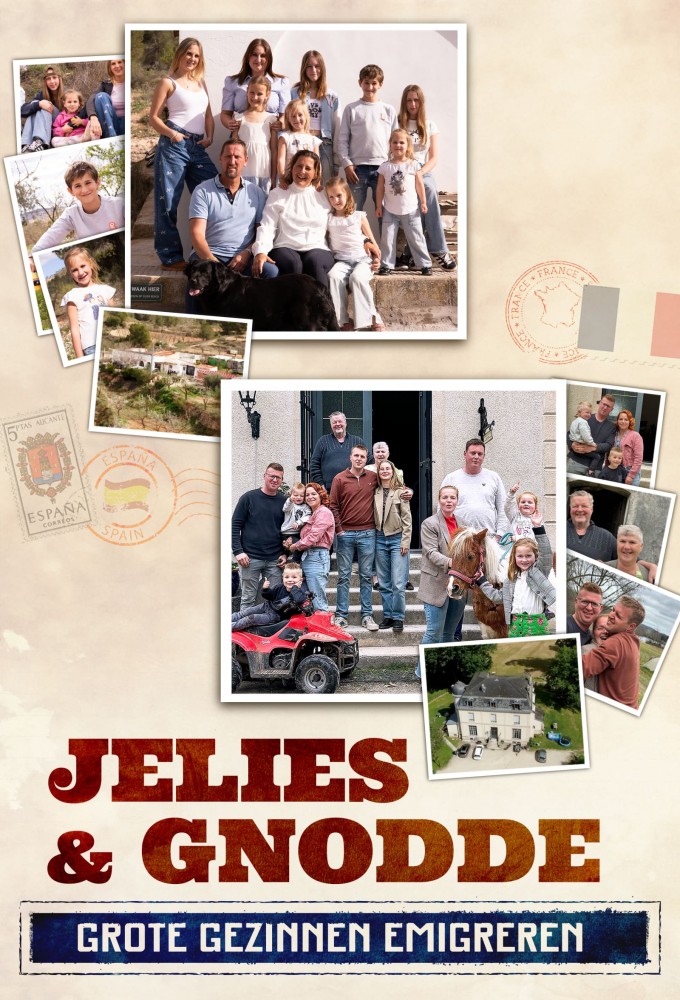 Poster de la serie Jelies & Gnodde: Grote gezinnen emigreren