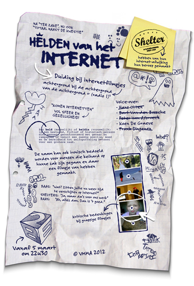 Poster de la serie Helden van het Internet