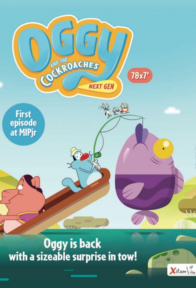 Poster de la serie Oggy Et Les Cafards - Nouvelle Génération