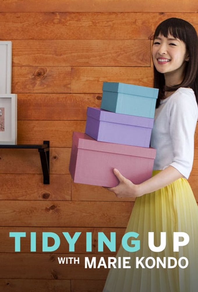 Poster de la serie L’art du rangement avec Marie Kondo