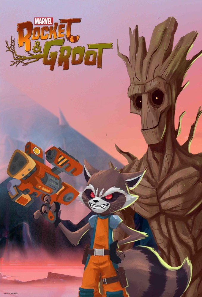 Poster de la serie Marvel's Rocket & Groot