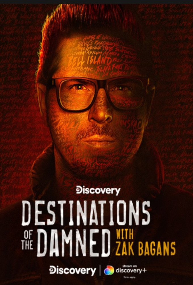 Poster de la serie Destinations of the Damned with Zak Bagans