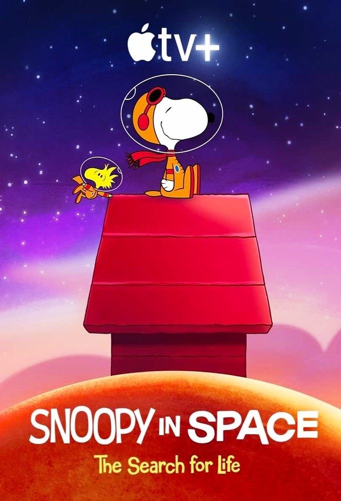 Poster de la serie Snoopy dans l'espace