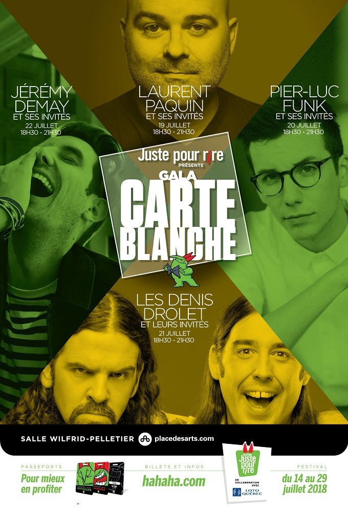 Juste Pour Rire - Galas saison 2018