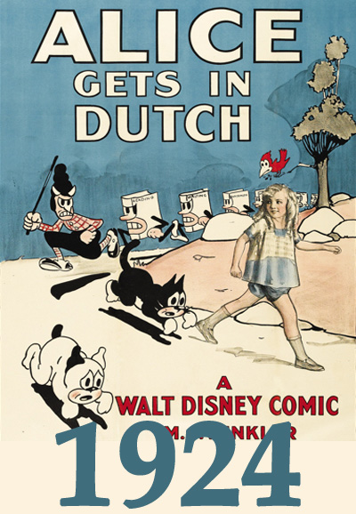 Disney, les courts-métrages d'animation saison 1924
