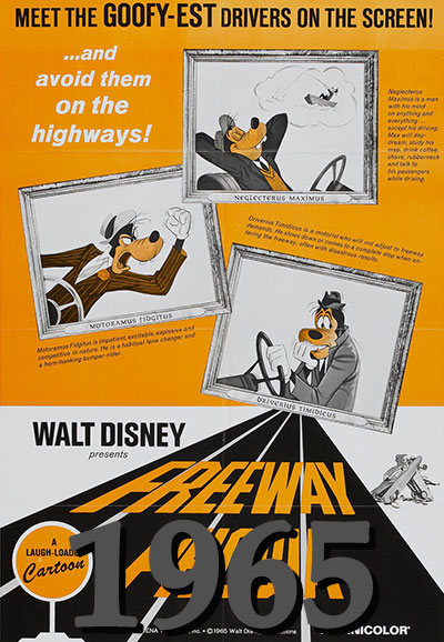 Disney, les courts-métrages d'animation saison 1965