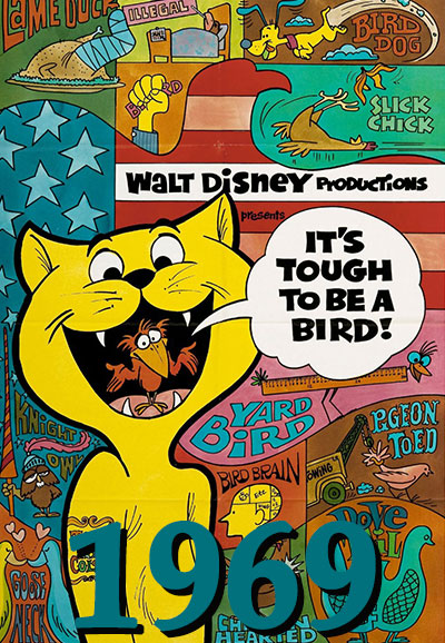 Disney, les courts-métrages d'animation saison 1969