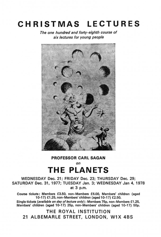 Royal Institution Christmas Lectures saison 1977