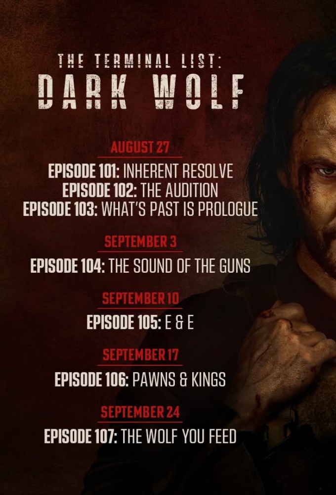 The Terminal List: Dark Wolf saison 1